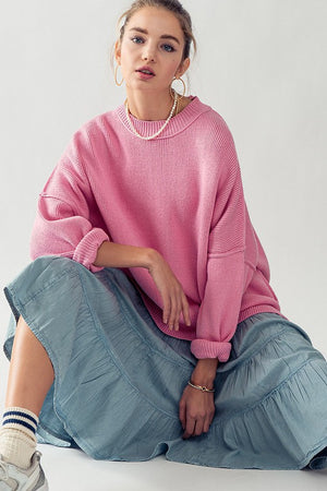 Tristan Sweater- Pink