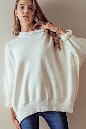 Tristan Sweater- White