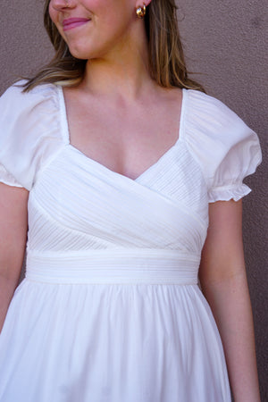 Delightful Dress- White