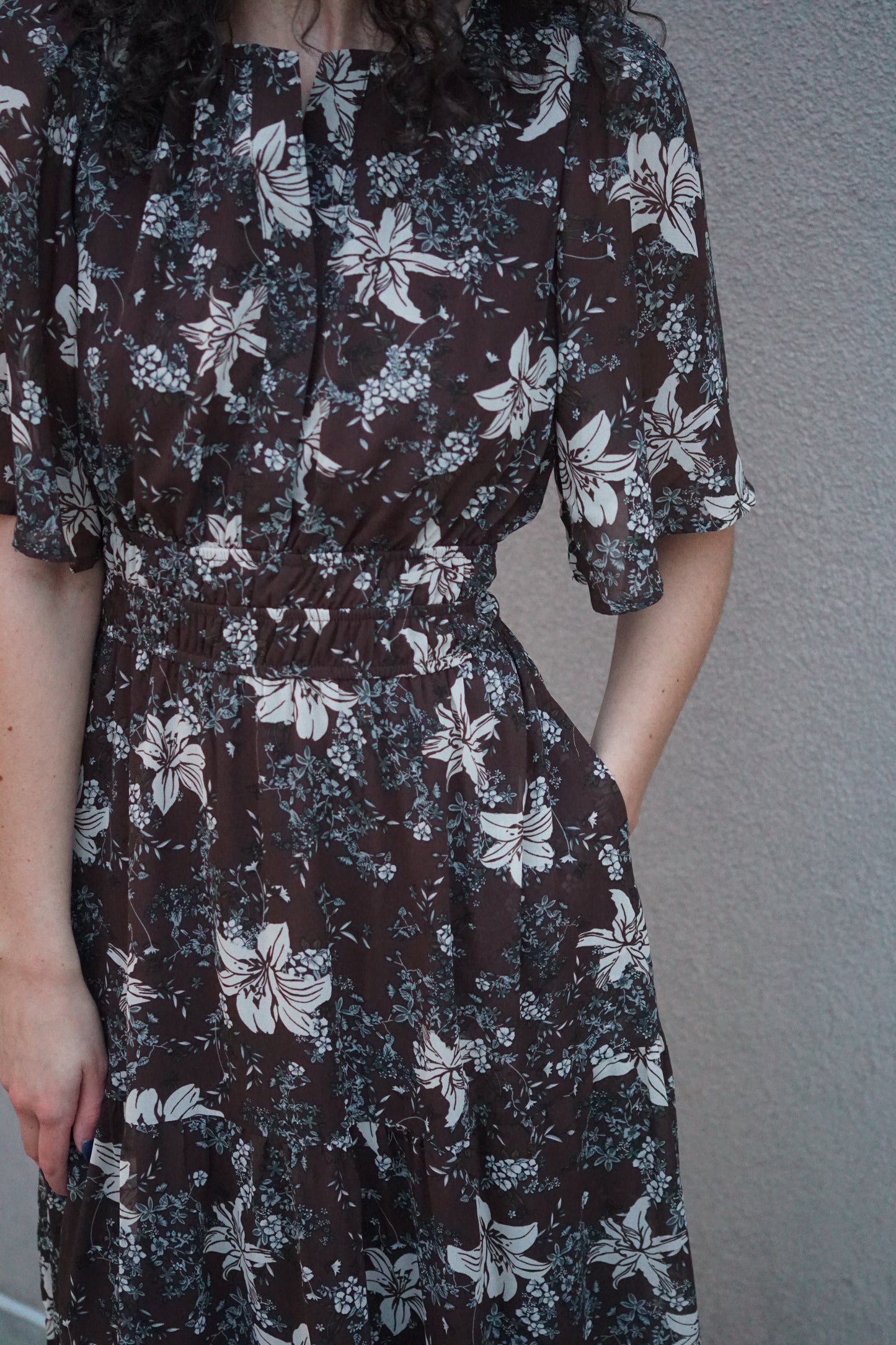 Autumn Flower Dress- She & Sky