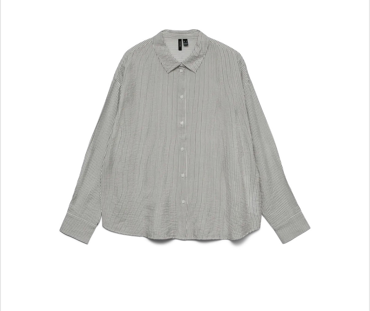 Kaja Striped Shirt-Black-Vero Moda - Uforia Muse