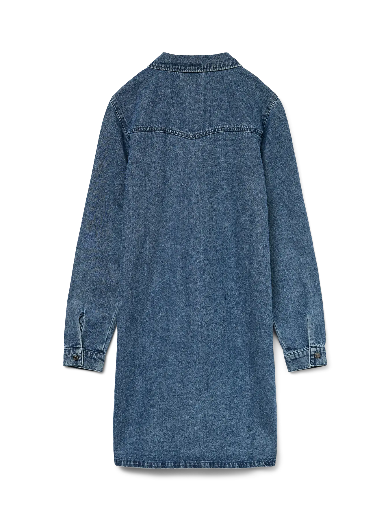Jennie LS Denim Dress-Vero Moda