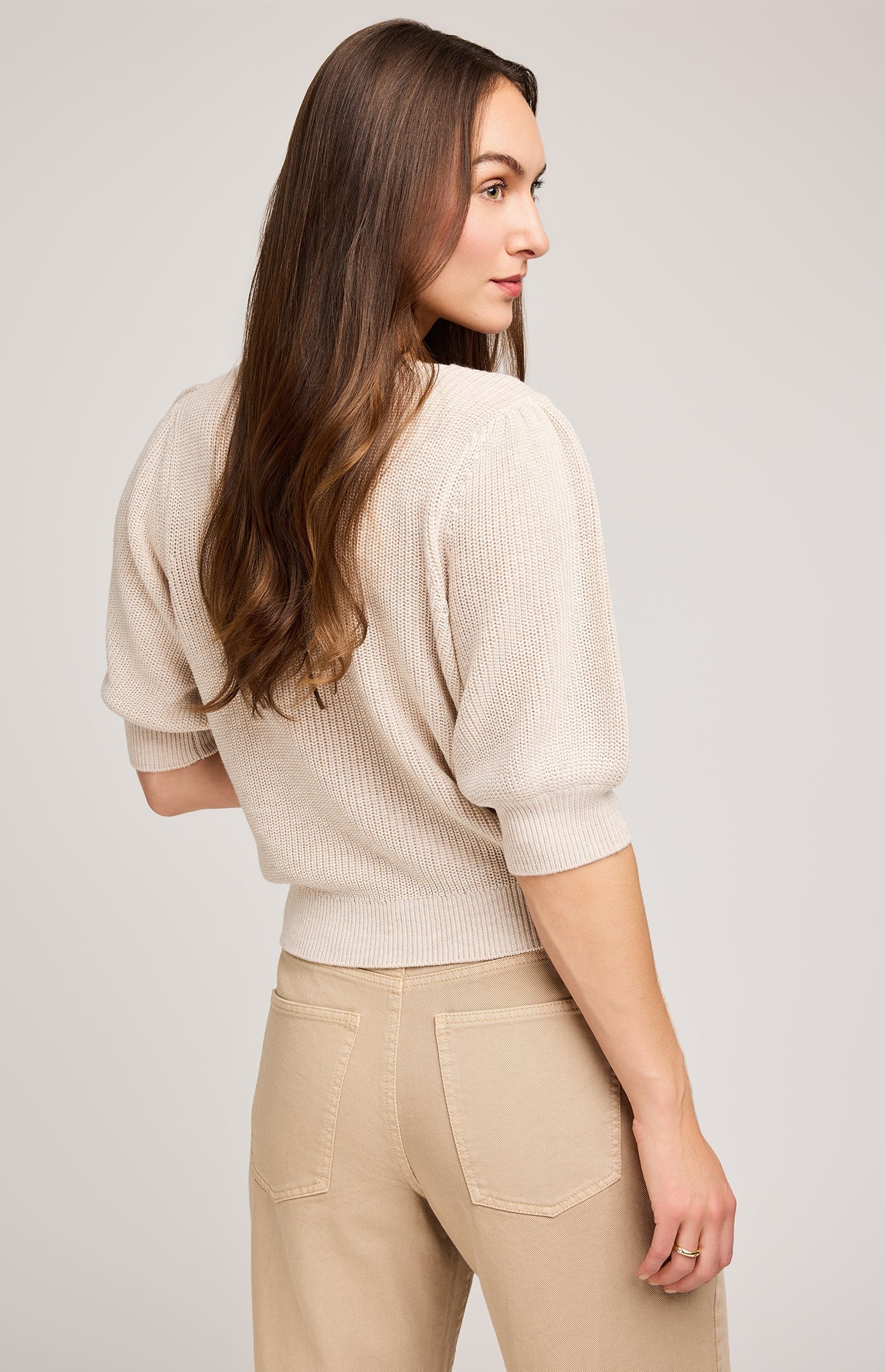Phoebe S/S Knit- Gentle Fawn