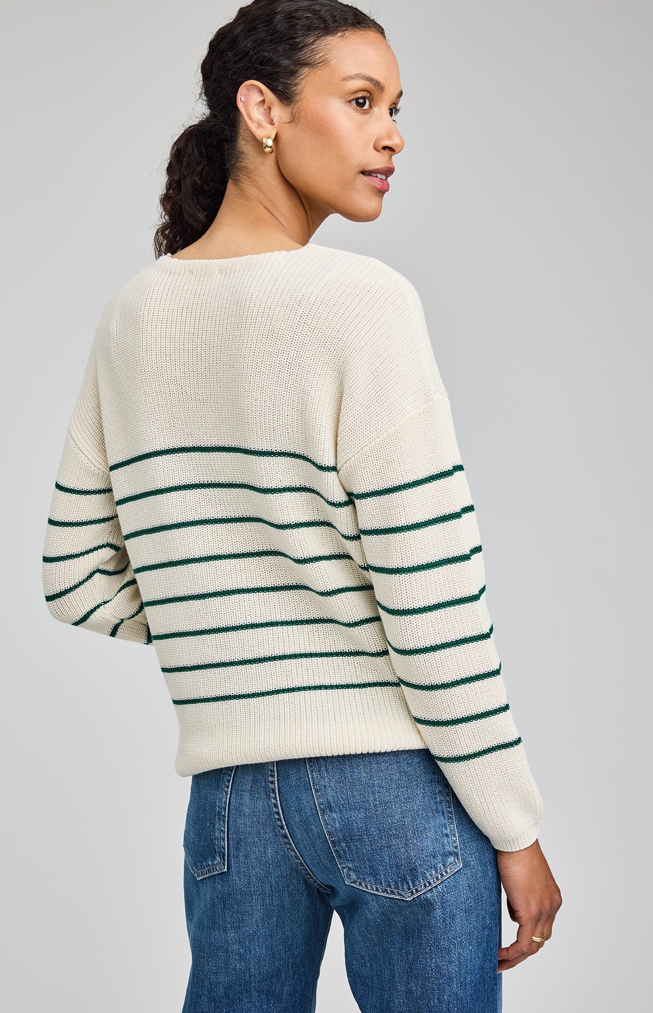 Tucker Knit-Stripe- Gentle Fawn - Uforia Muse