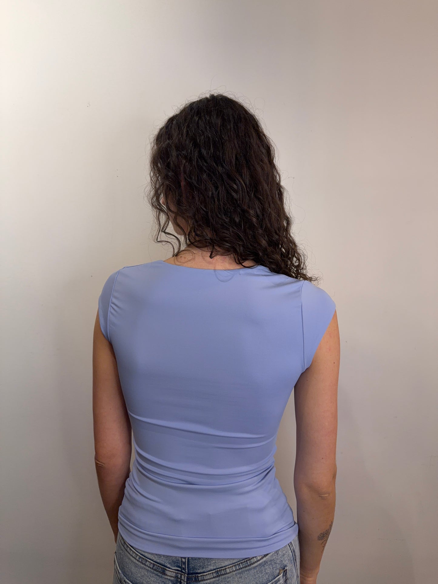 Tiara Cap Sleeve-Perri Blue-Second Skin-RD