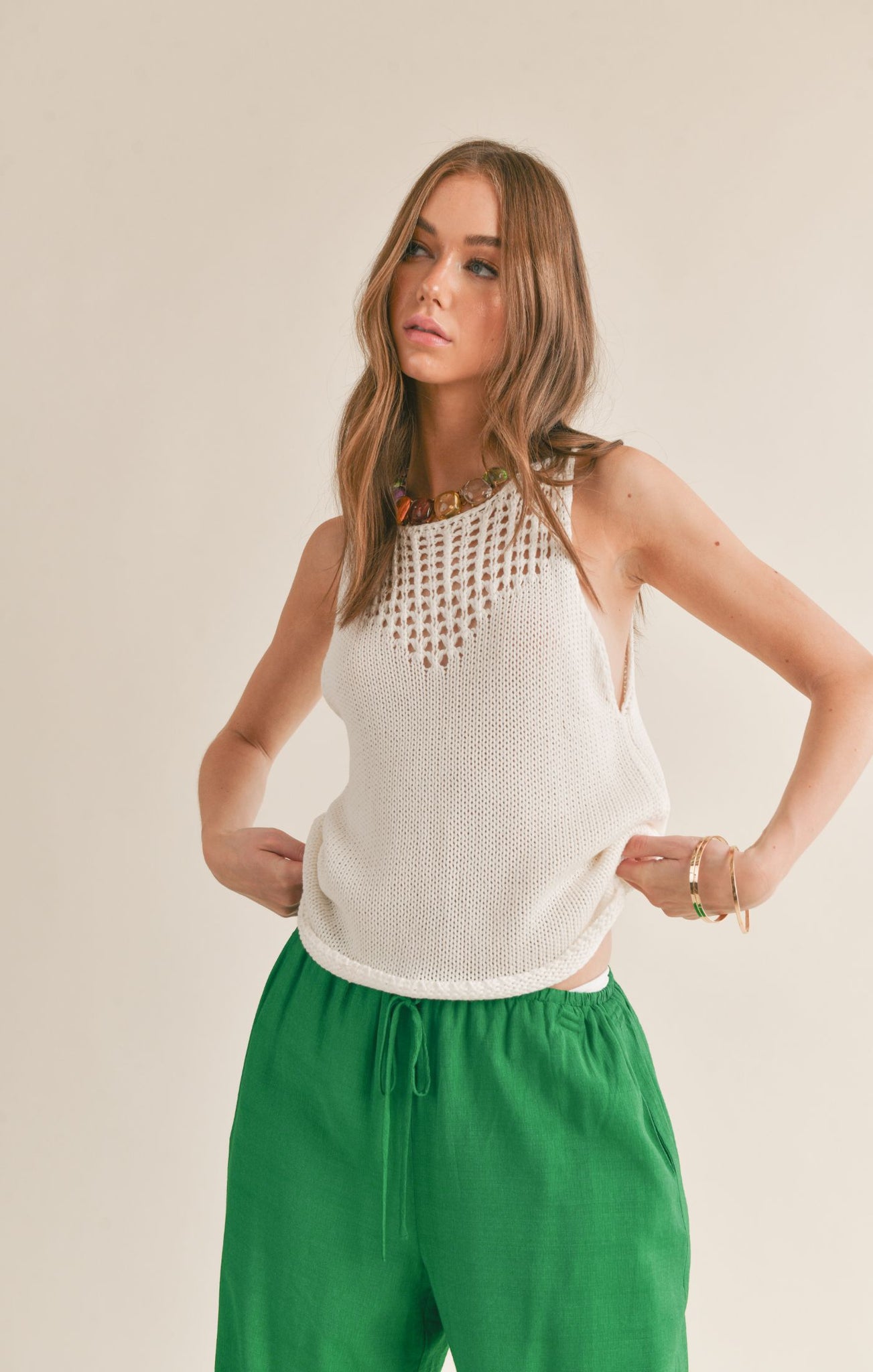The Breeze Knit - Sage The Label