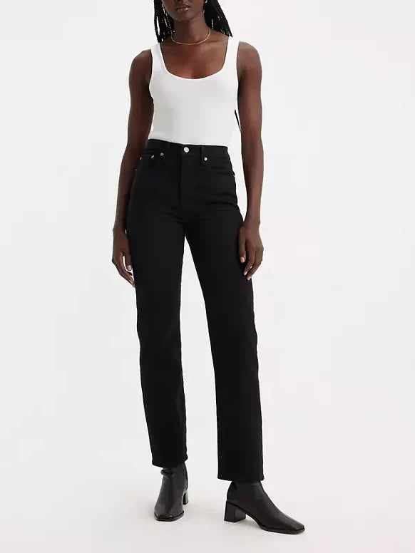 Wedgie Straight- BLK-Levis