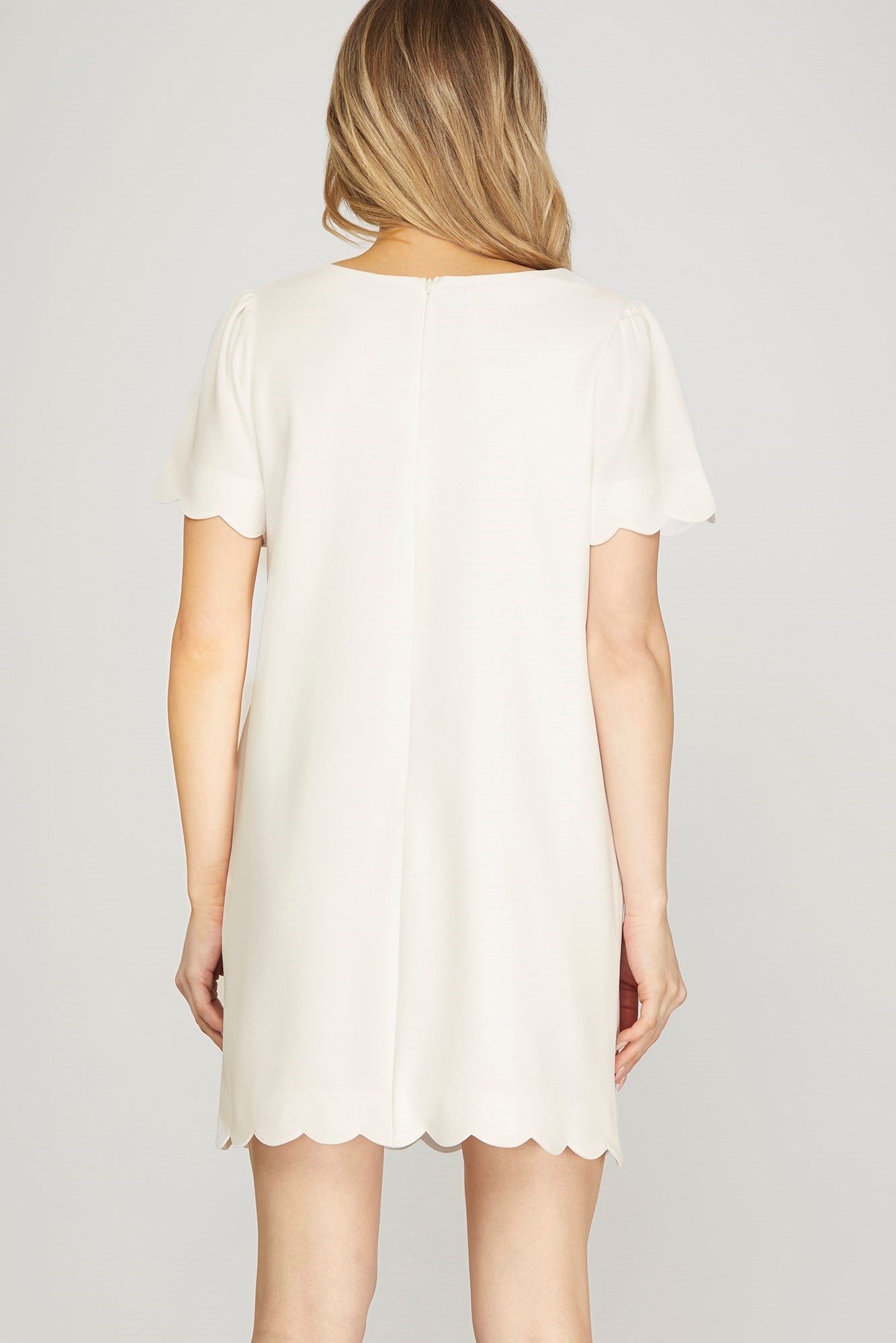 Zelda Bow Dress - White - She & Sky