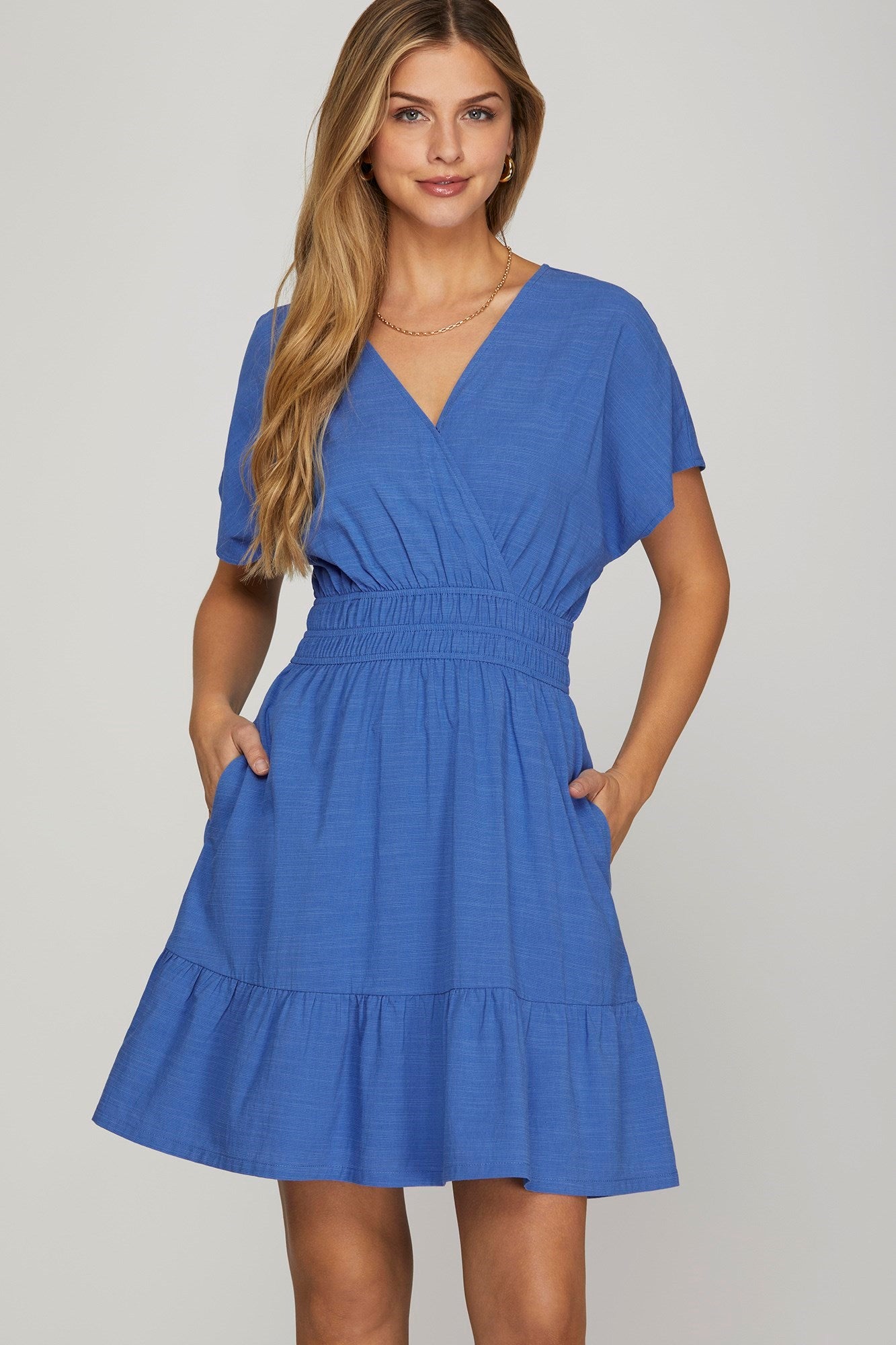 Quinn Dress-Royal- She & Sky