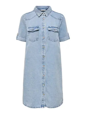 Lisa Denim Dress- Only - Uforia Muse