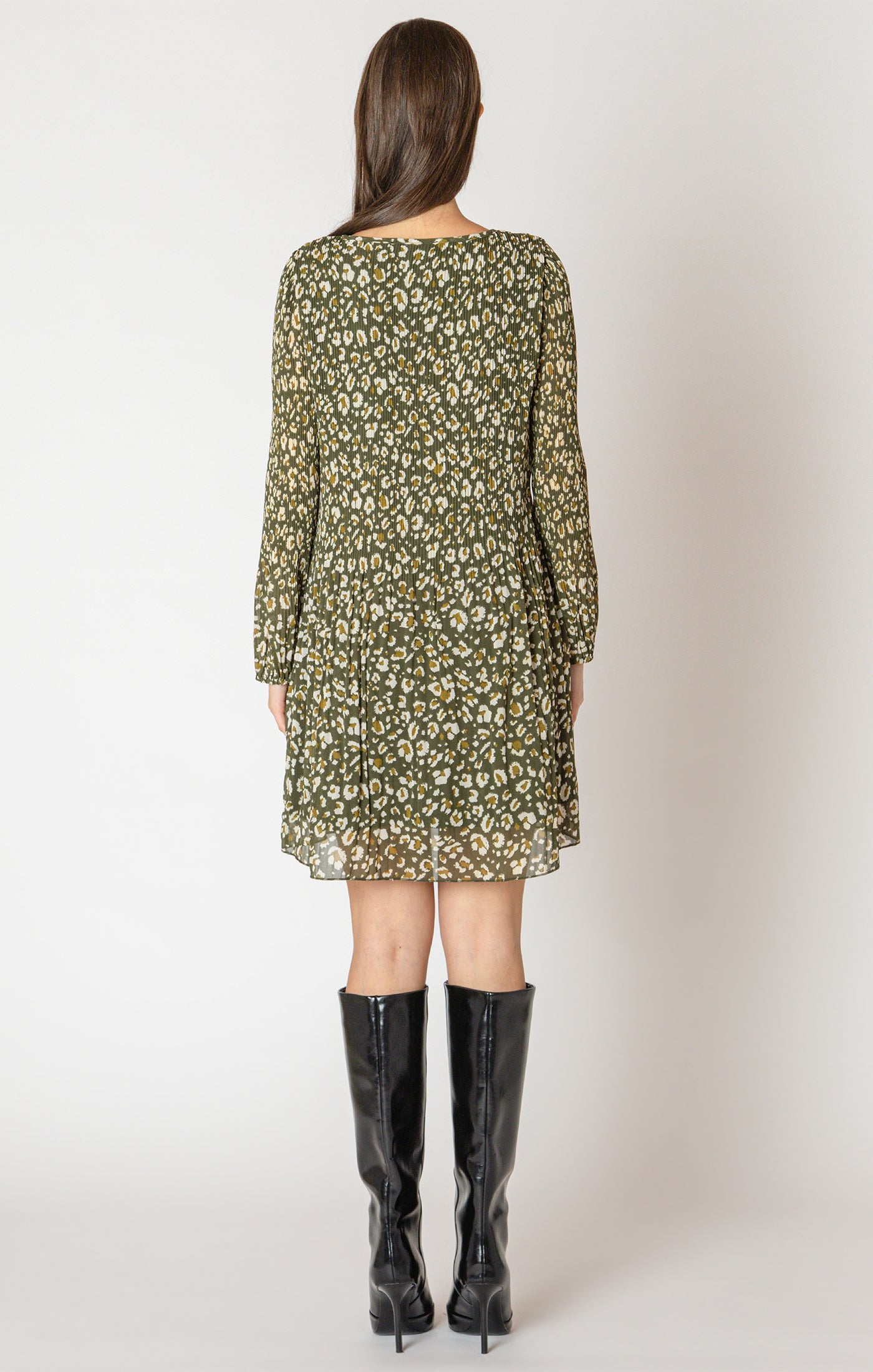 Animal Instinct Dress- Black Tape