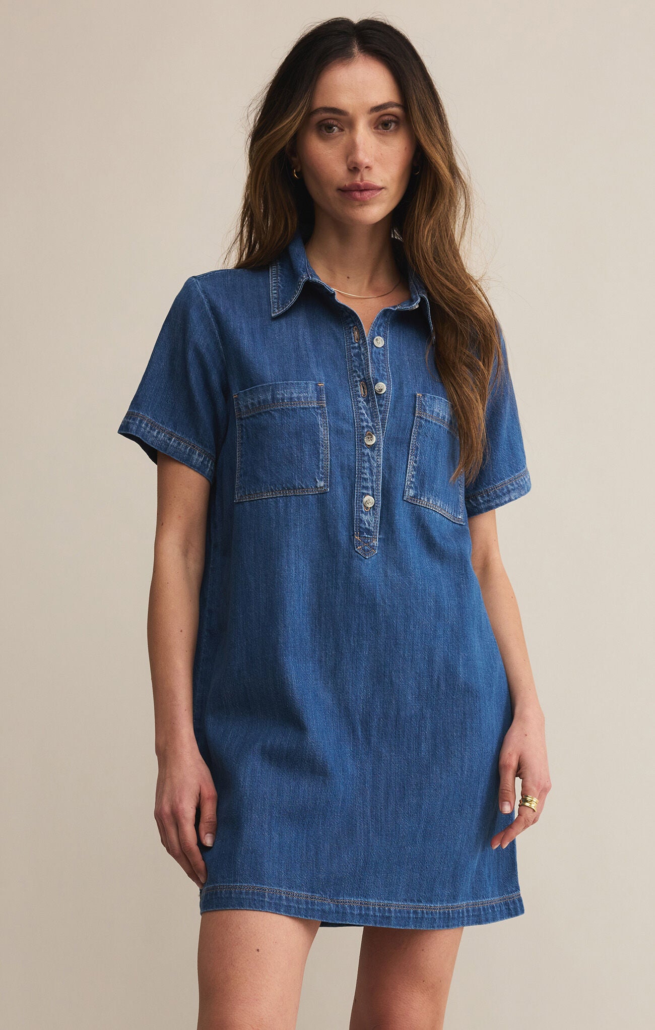 Authentic Denim Mini Dress - Z Supply