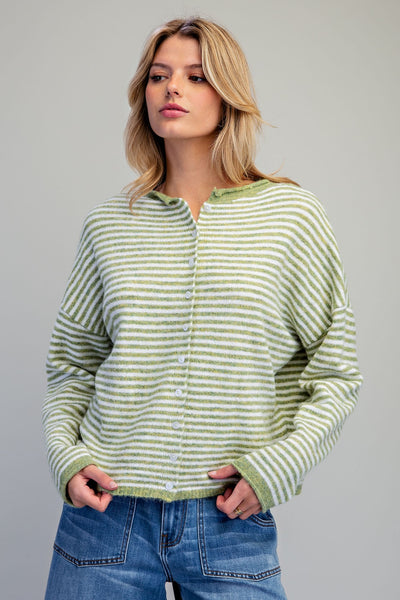 Ava Stripe Cardi - Uforia Muse 