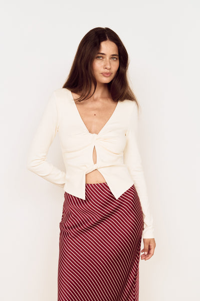 Alina Twist Front Top