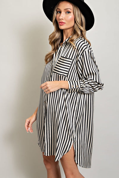 Adler Stripe Dress - Uforia Muse 