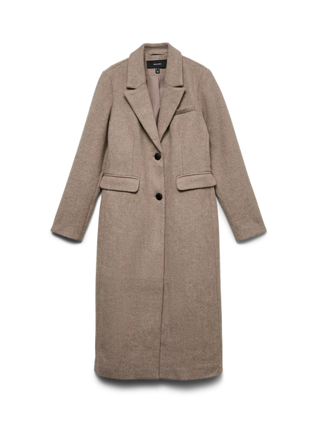 Ava Long Wool Coat- Vero Moda - Uforia Muse 