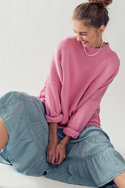 Tristan Sweater- Pink