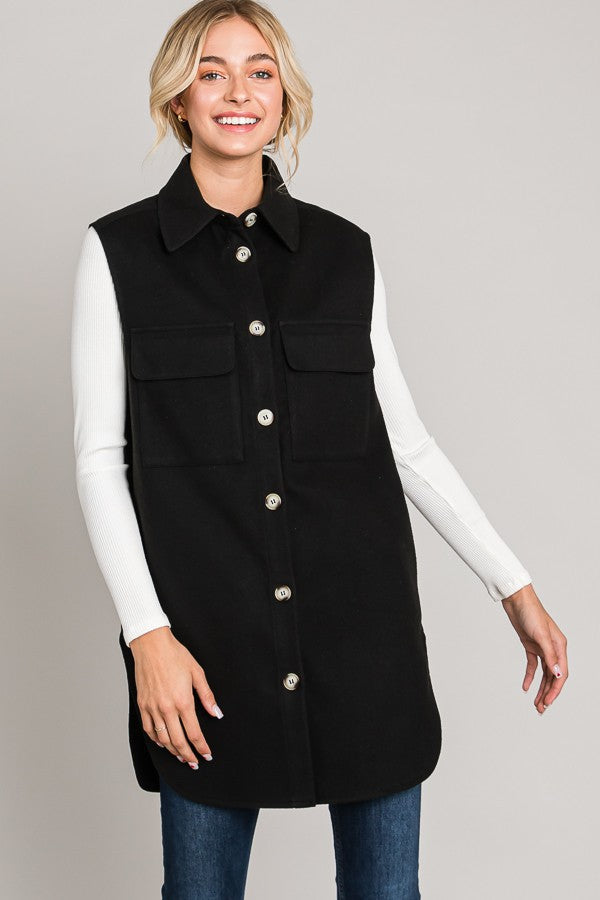 Collegiate Vest-BLK