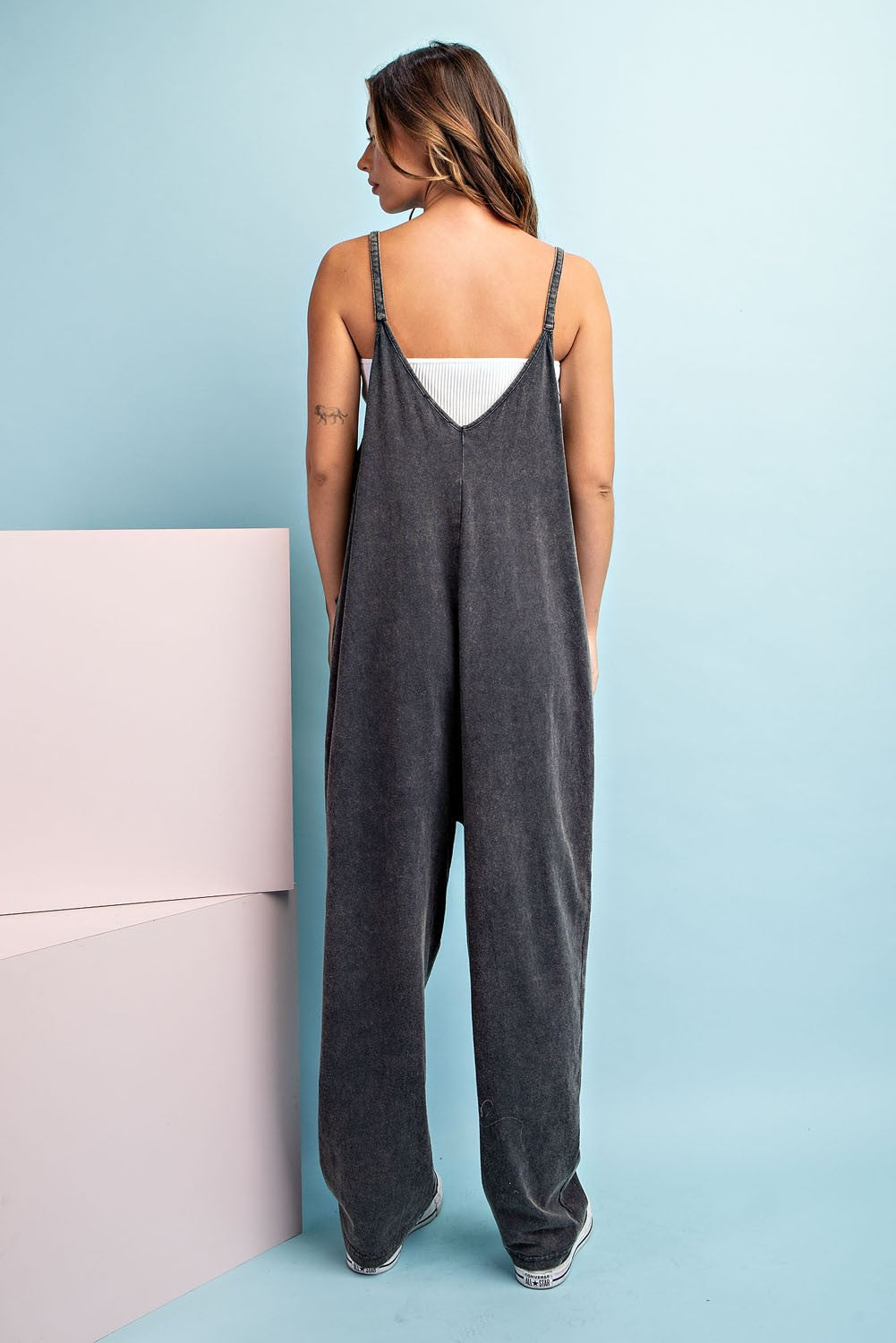 Havana Mineral Wash Jumpsuit