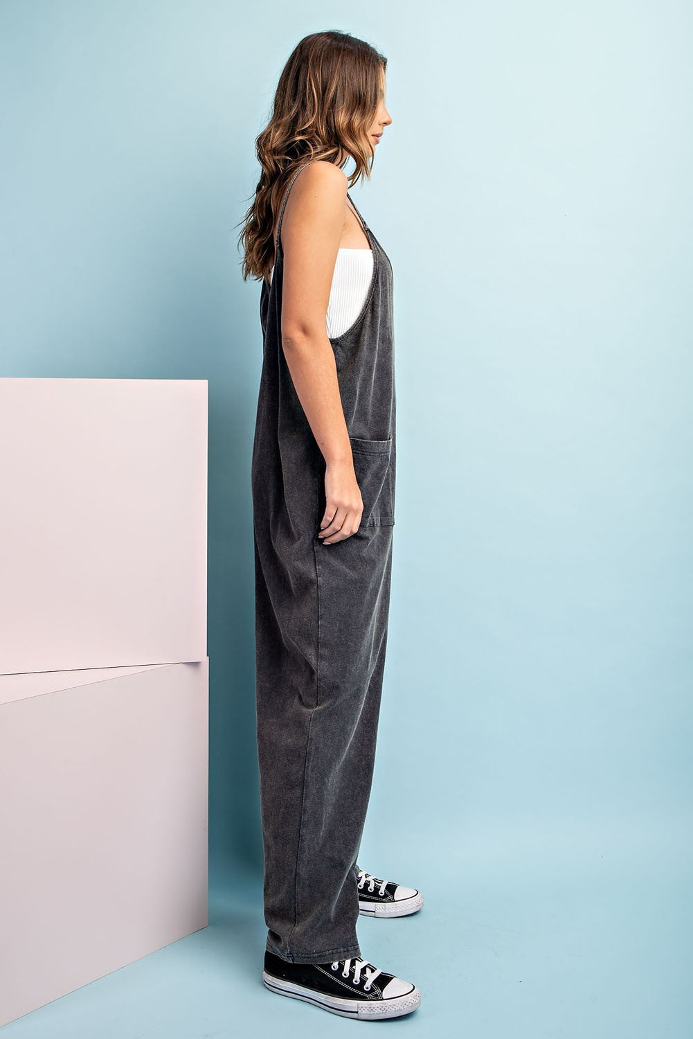 Havana Mineral Wash Jumpsuit