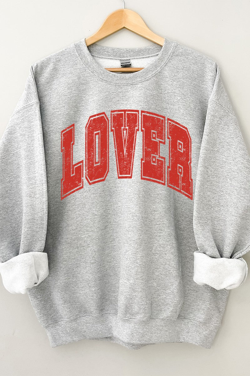 LOVER Sweatshirt- Grey