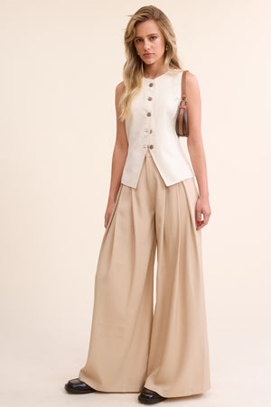 Valin Vest- Cream