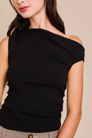 Asymmetric Sweater Top