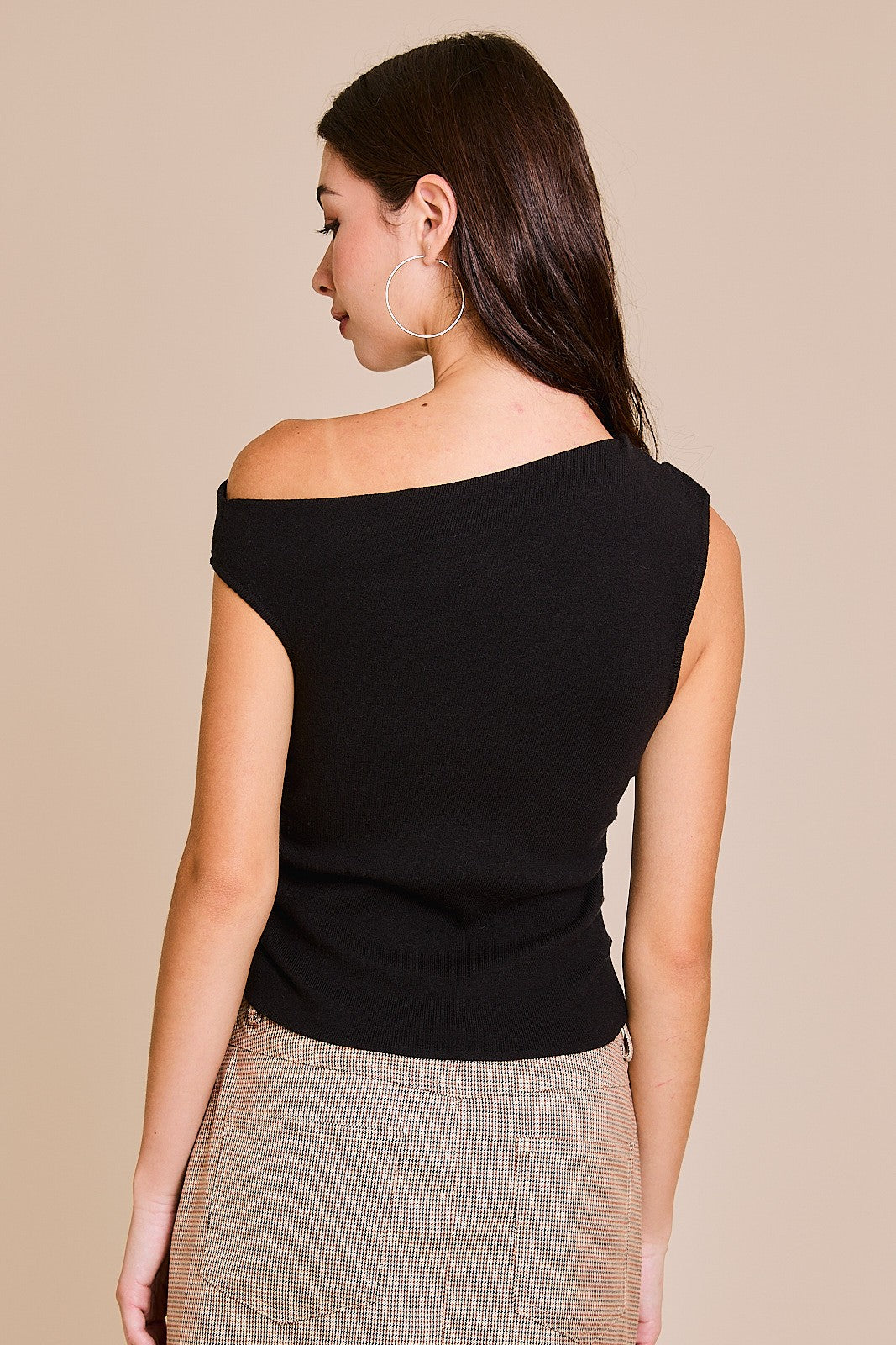 Asymmetric Sweater Top