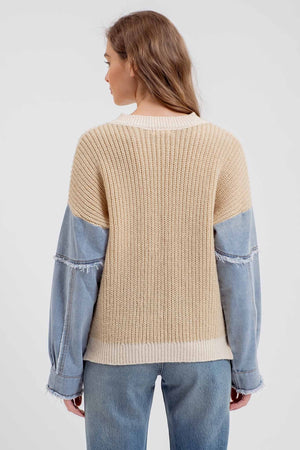 Dakota Mixed Knit Sweater