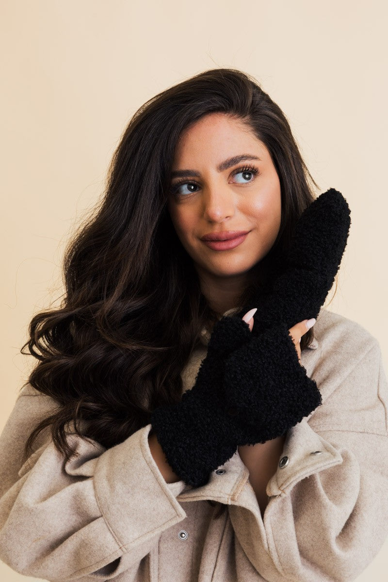 Sherpa fold mitts uforia muse
