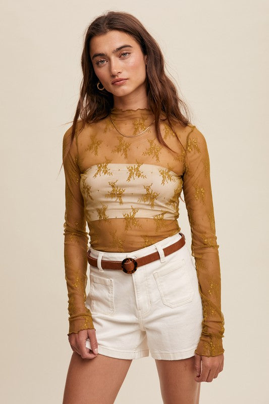 Odessa Lace Top-  2 Colours