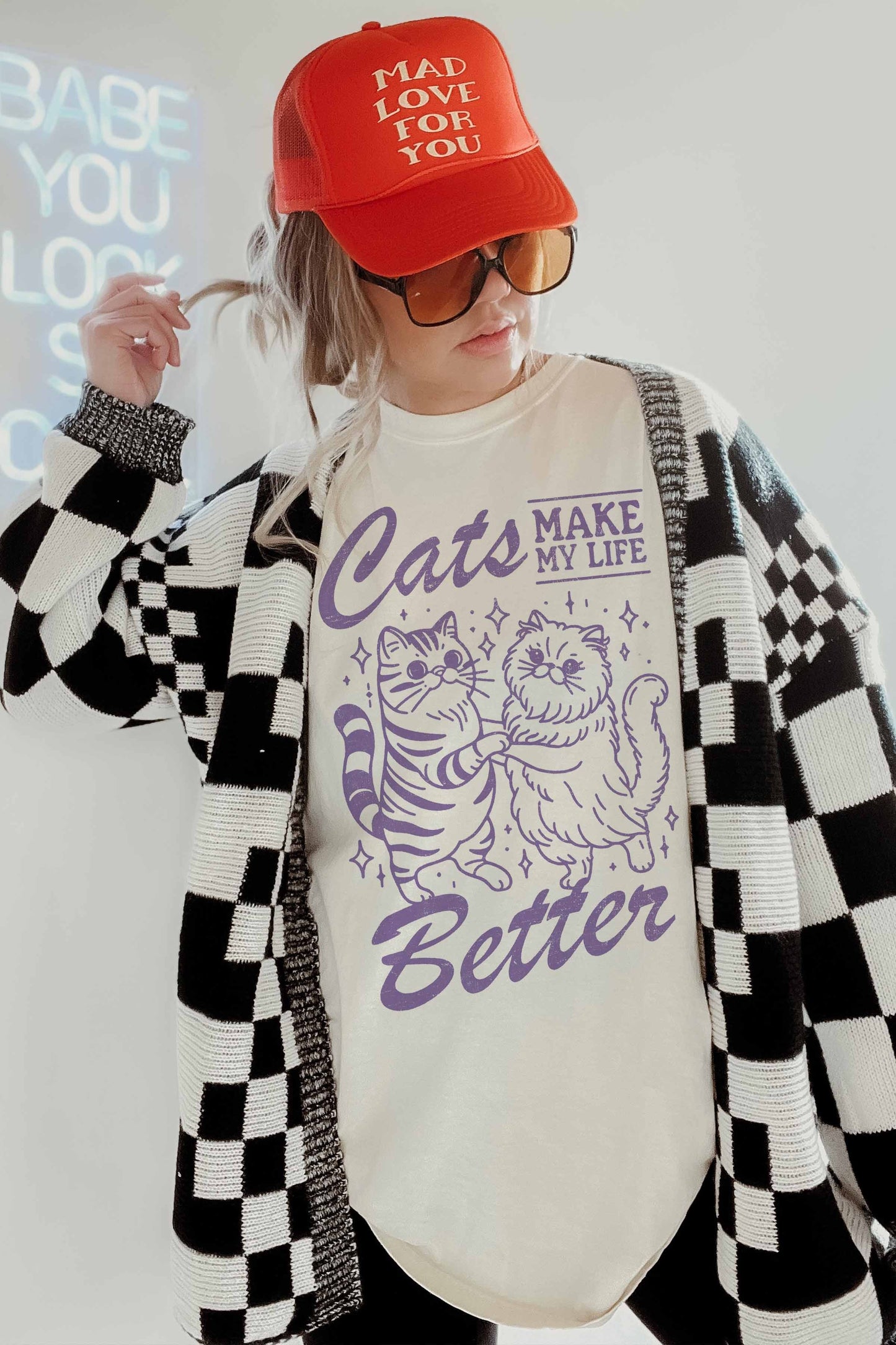 Cats Make Life Better Tee