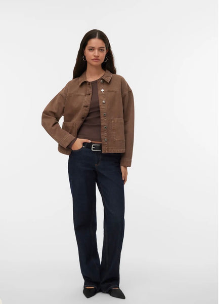 Jamie Denim Shacket- Vero Moda
