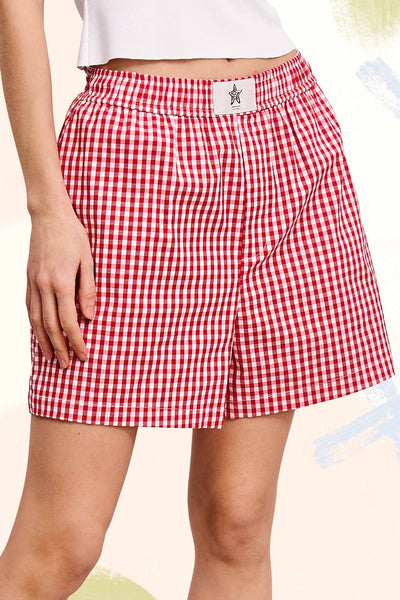 Gingham Boxer Shorts-2 Colours - Uforia Muse 