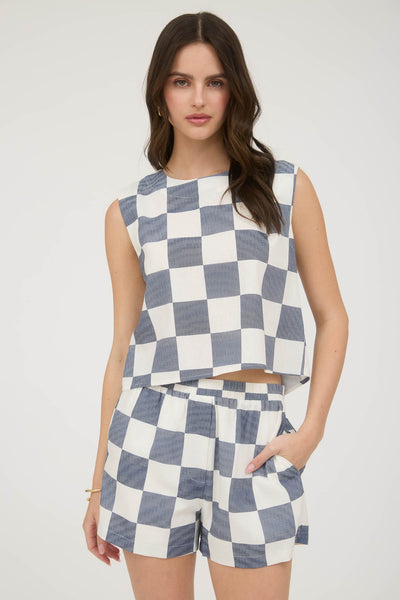 Checked Top