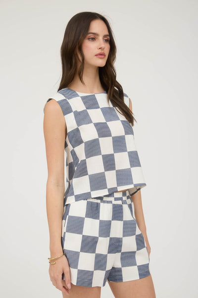 Checked Top