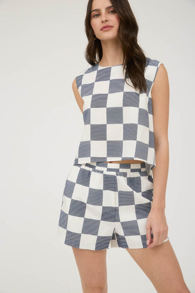 Checked Top