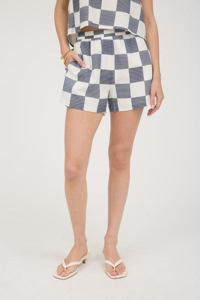 Checked Shorts