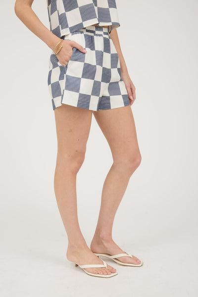 Checked Shorts