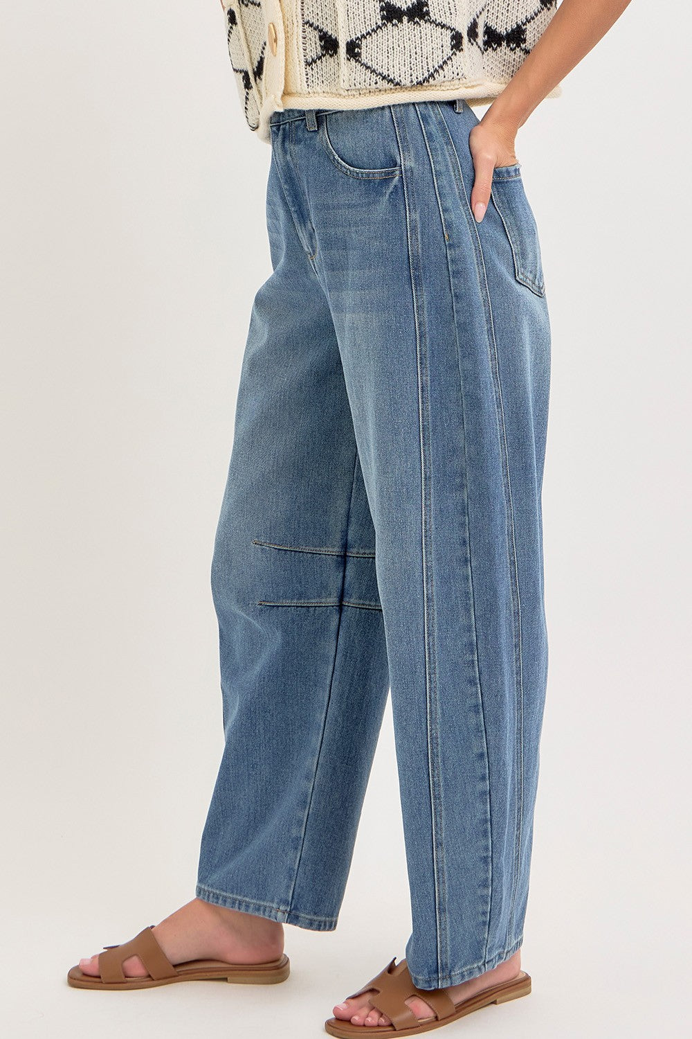 Barrel Mom Jean