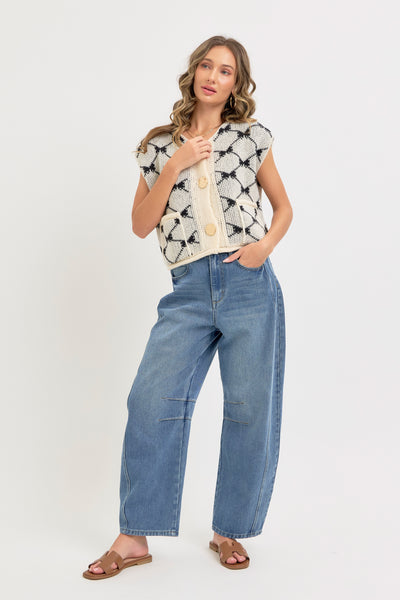 Barrel Mom Jean - Uforia Muse 