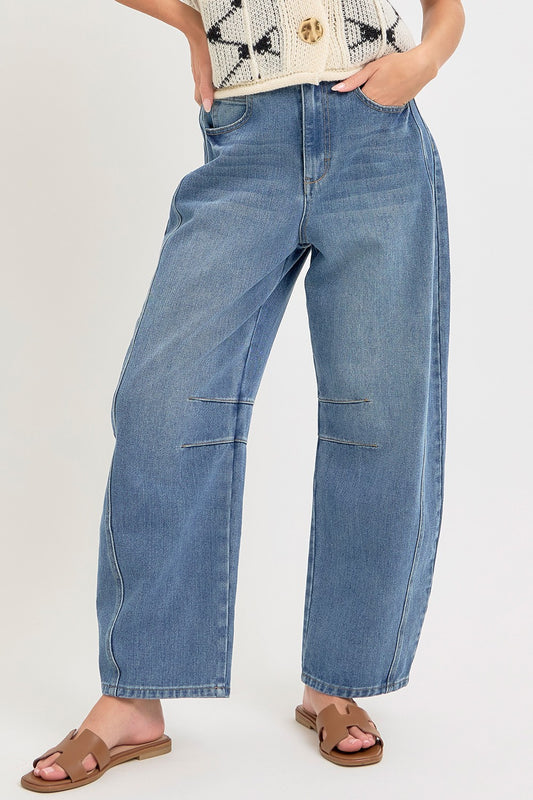 Barrel Mom Jean
