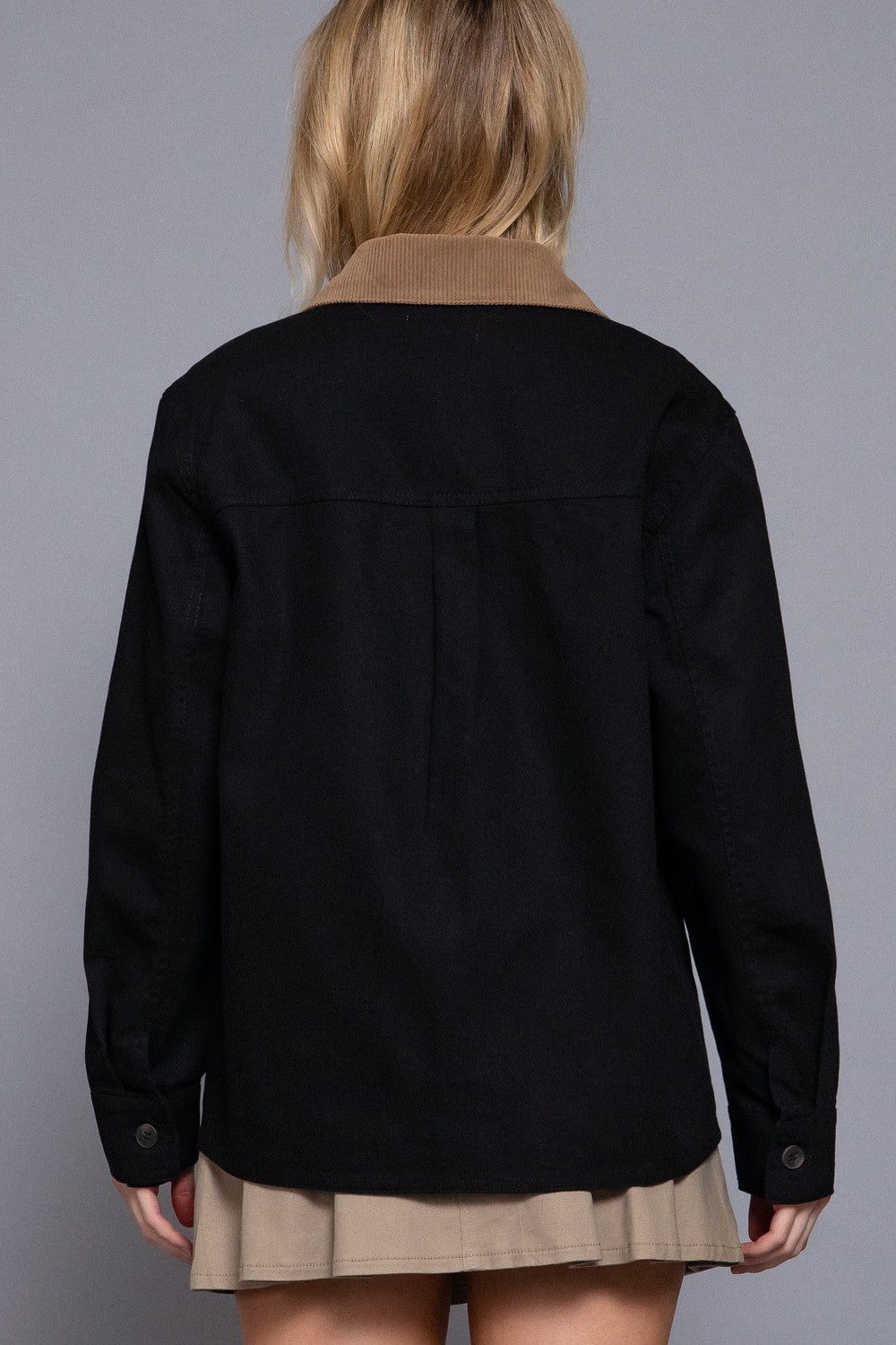 Hallie Barn Jacket-BLK