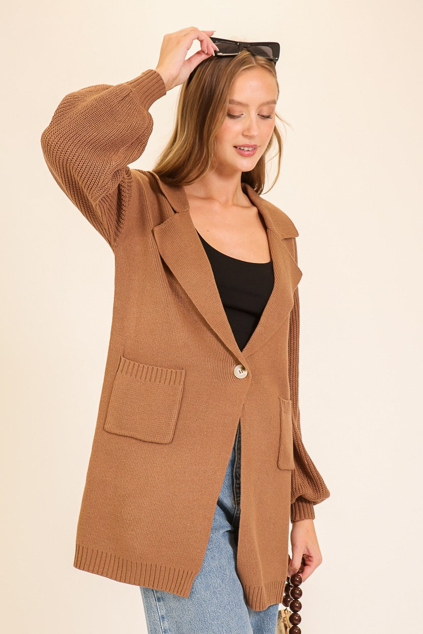 Talin Blazer Cardigan
