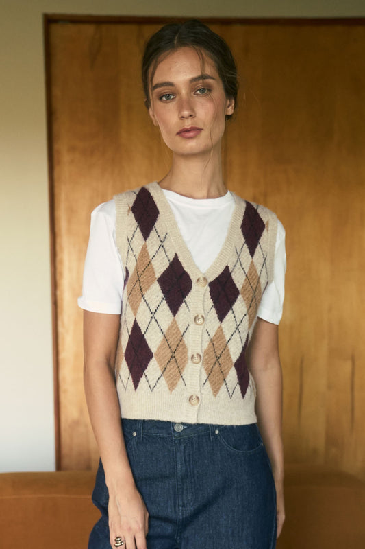 Pierre Argyle Vest