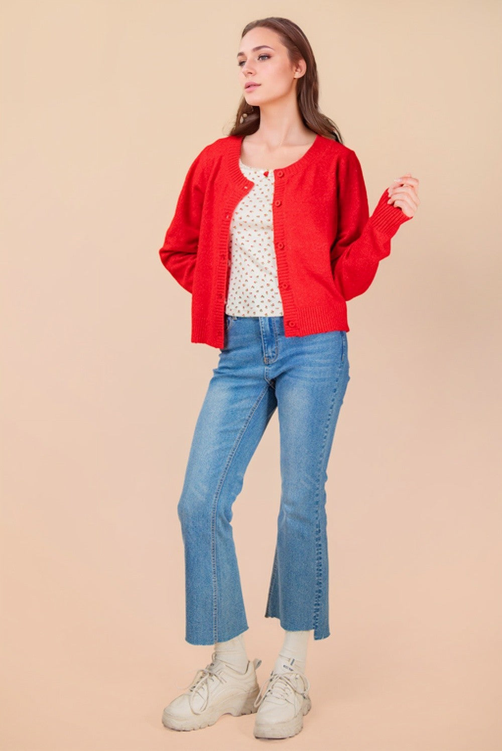 Scarlett Button Cardigan