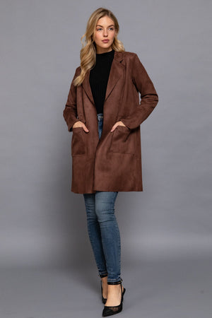 Zara Vegan Suede Blazer