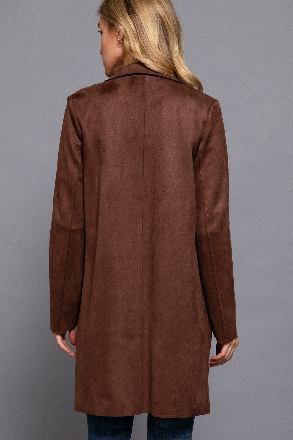 Zara Vegan Suede Blazer