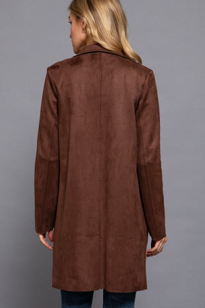 Zara Vegan Suede Blazer