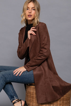 Zara Vegan Suede Blazer